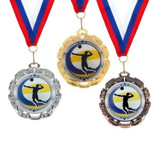 Медаль тематическая 045 "Волейбол"