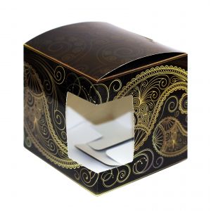 Подарочная коробка для кружки с окном "Престиж"