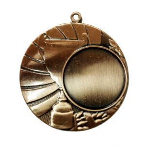 Медаль М2 бронза D=45, (вкладыш  d=25mm)