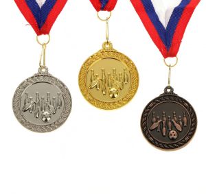Медаль тематическая "Боулинг"