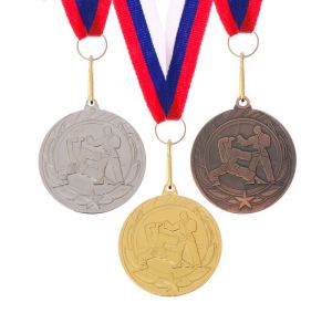 Медаль тематическая 190 "Карате" золото