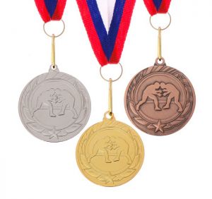 Медаль тематическая 189 "Борьба" золото
