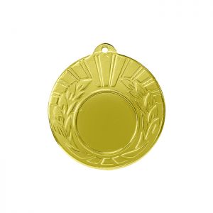 Призовая медаль под нанесение, "золото", диаметр 5 см (40565)