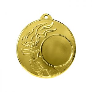 Призовая медаль под нанесение, "золото", диаметр 5 см (42218)