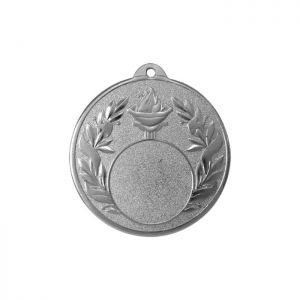 Медаль призовая "серебро", под нанесение, D-5см (40819)