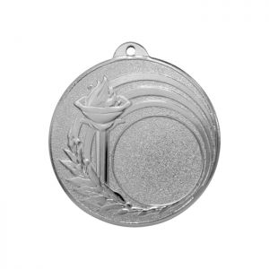 Медаль призовая "серебро", под нанесение, D-5см (41584)