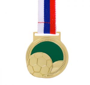 Медаль тематическая 126 "Футбол", диам. 4,5 см