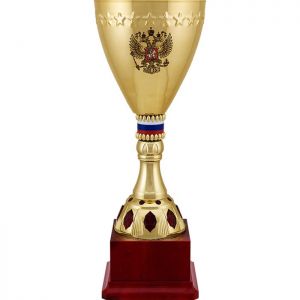 Кубок «Орестес» h=32 см, d=12 см, чаша металл, цвет золотой