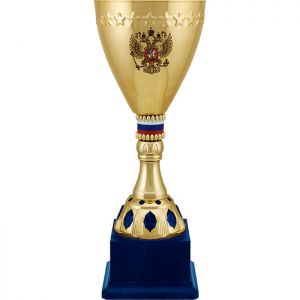 Кубок «Орестес» h=39 см, d=16 см, чаша металл, цвет золотой